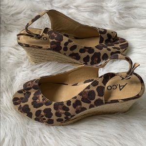 ARDENE Wedge Sandal NWOT